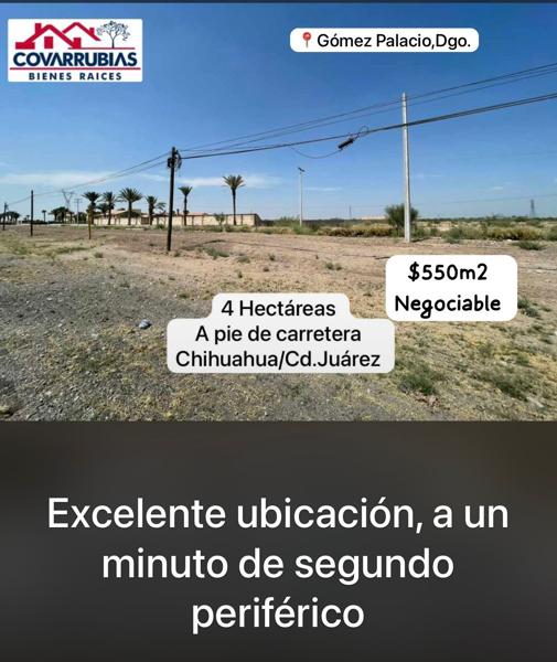 Terreno en venta en El Vergel, Gómez Palacio, Durango Terreno en venta en El Vergel, Gómez Palacio, Durango