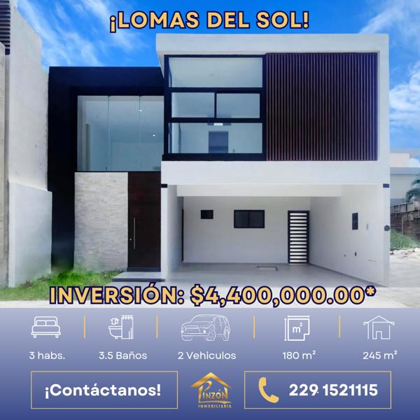 Casa en venta en Lomas del Sol, Alvarado, Veracruz de Ignacio de la Llave Casa en venta en Lomas del Sol, Alvarado, Veracruz de Ignacio de la Llave