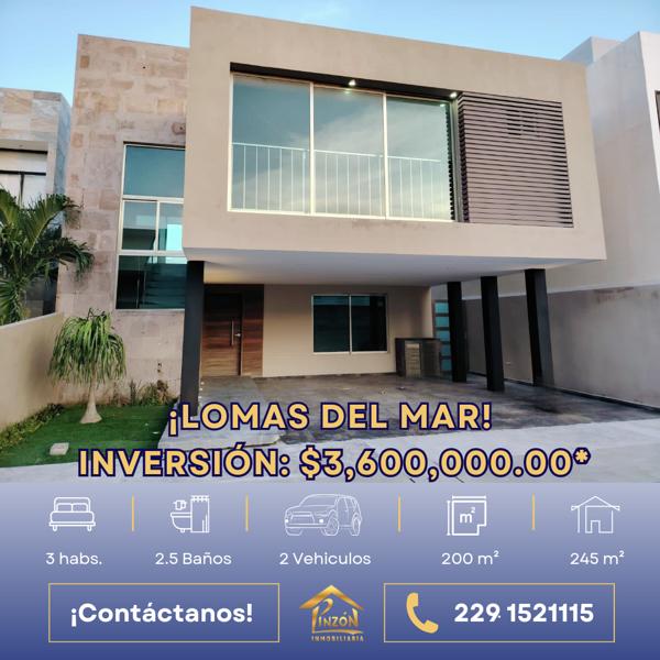 Casa en venta en Lomas del Sol, Alvarado, Veracruz de Ignacio de la Llave Casa en venta en Lomas del Sol, Alvarado, Veracruz de Ignacio de la Llave