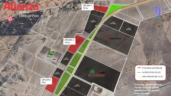 Terreno en venta en Parque Industrial Alianza Derramadero, Saltillo, Coahuila de Zaragoza Terreno en venta en Parque Industrial Alianza Derramadero, Saltillo, Coahuila de Zaragoza