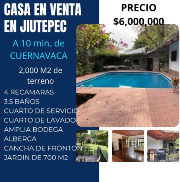 Casa en venta en Centro Jiutepec, Jiutepec, Morelos Casa en venta en Centro Jiutepec, Jiutepec, Morelos