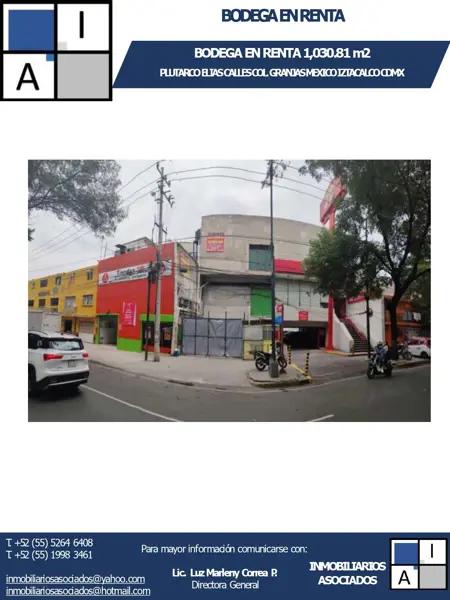 Bodega en renta en Granjas Mexico, Iztacalco, Ciudad de México Bodega en renta en Granjas Mexico, Iztacalco, Ciudad de México