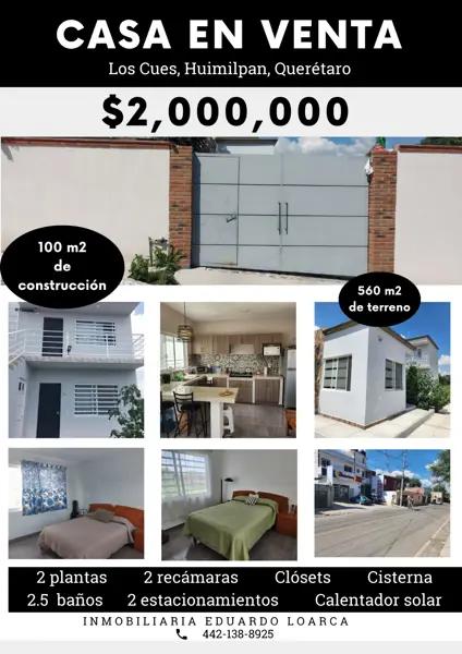 Casa en venta en Los Cues, Huimilpan, Querétaro Casa en venta en Los Cues, Huimilpan, Querétaro