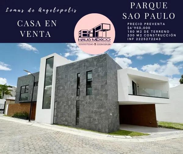 Casa en venta en Lomas de Angelópolis II, San Andrés Cholula, Puebla Casa en venta en Lomas de Angelópolis II, San Andrés Cholula, Puebla