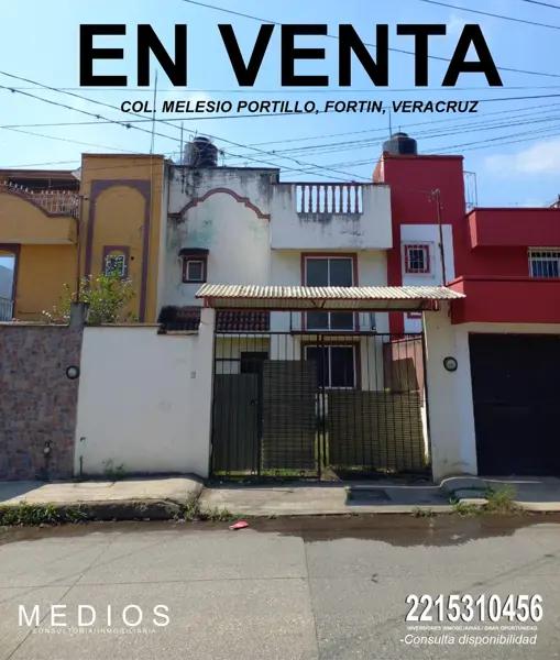 Casa en venta en Melesio Portillo, Fortín, Veracruz de Ignacio de la Llave Casa en venta en Melesio Portillo, Fortín, Veracruz de Ignacio de la Llave
