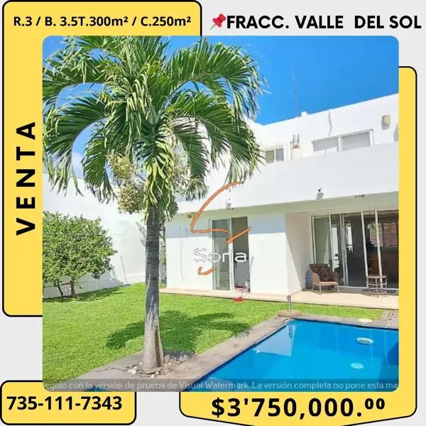 Casa en venta en Valle del Sol, Cuautla, Morelos Casa en venta en Valle del Sol, Cuautla, Morelos