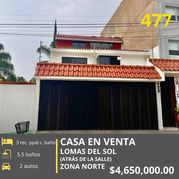 Casa en venta en Lomas del Sol, León, Guanajuato Casa en venta en Lomas del Sol, León, Guanajuato