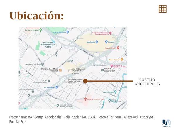 Terreno en venta en Cortijo Angelopolis, San Andrés Cholula, Puebla Terreno en venta en Cortijo Angelopolis, San Andrés Cholula, Puebla