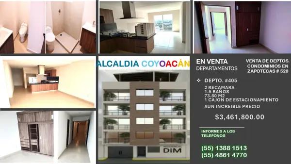 Departamento en venta en Ajusco, Coyoacán, Ciudad de México Departamento en venta en Ajusco, Coyoacán, Ciudad de México