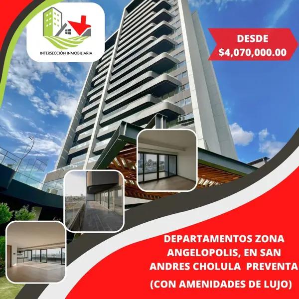 Departamento en venta en Reserva Territorial Atlixcayotl, San Andrés Cholula, Puebla Departamento en venta en Reserva Territorial Atlixcayotl, San Andrés Cholula, Puebla