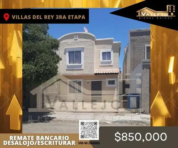 Casa en remate en Villa del Rey Tercera Etapa, Mexicali, Baja California Casa en remate en Villa del Rey Tercera Etapa, Mexicali, Baja California