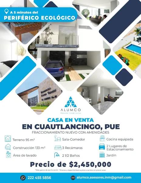 Casa en venta en Cuautlancingo, Cuautlancingo, Puebla Casa en venta en Cuautlancingo, Cuautlancingo, Puebla