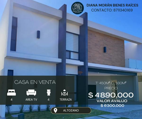Casa en venta en Altozano la Nueva Laguna, Gómez Palacio, Durango Casa en venta en Altozano la Nueva Laguna, Gómez Palacio, Durango