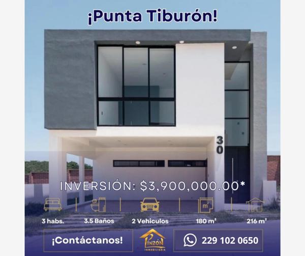 Casa en venta en Punta Tiburón, Residencial, Marina y Golf, Alvarado, Veracruz de Ignacio de la Llave Casa en venta en Punta Tiburón, Residencial, Marina y Golf, Alvarado, Veracruz de Ignacio de la Llave