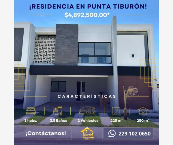 Casa en venta en Punta Tiburón, Residencial, Marina y Golf, Alvarado, Veracruz de Ignacio de la Llave Casa en venta en Punta Tiburón, Residencial, Marina y Golf, Alvarado, Veracruz de Ignacio de la Llave