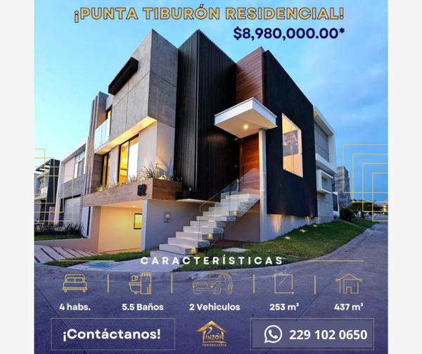Casa en venta en Punta Tiburón, Residencial, Marina y Golf, Alvarado, Veracruz de Ignacio de la Llave Casa en venta en Punta Tiburón, Residencial, Marina y Golf, Alvarado, Veracruz de Ignacio de la Llave