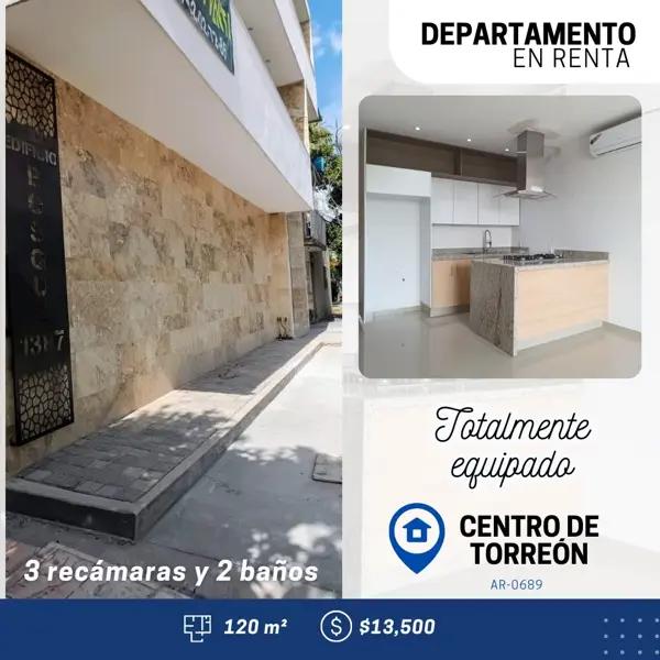 Departamento en renta en Torreon Centro, Torreón, Coahuila de Zaragoza Departamento en renta en Torreon Centro, Torreón, Coahuila de Zaragoza