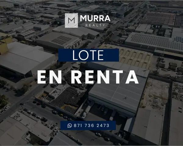Terreno en renta en Ciudad Industrial, Torreón, Coahuila de Zaragoza Terreno en renta en Ciudad Industrial, Torreón, Coahuila de Zaragoza